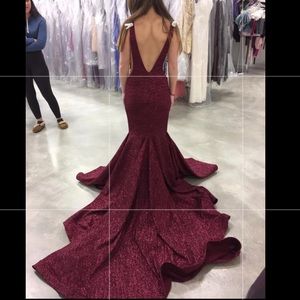 Jovani Maroon 47075 Prom Dress *Dress Bag Included